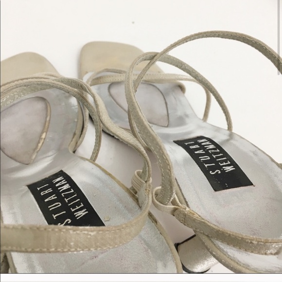 Stuart Weitzman Strappy Sandal Heels I0161 - Picture 3 of 4